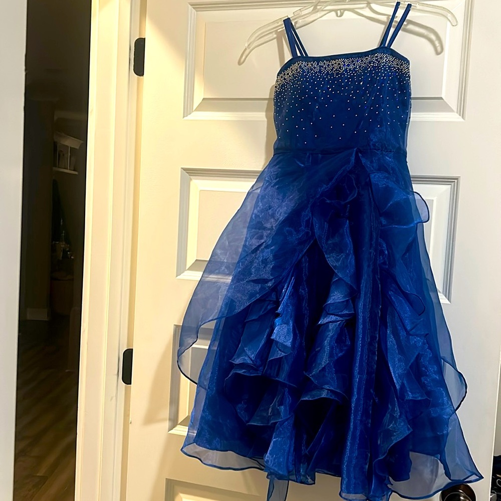 Cinderella Couture girls blue dress